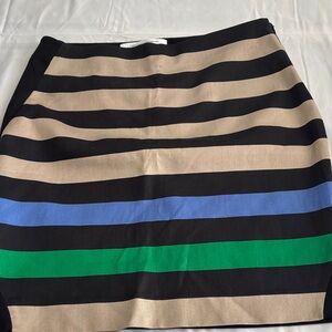 Diane Von Furstenberg Striped Mini Skirt
